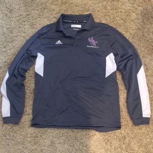 Men’s Grey Adidas long sleeve shirt
